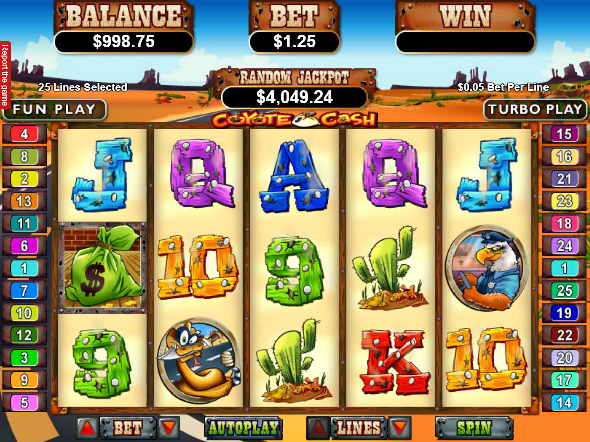 Online casinos free play cash